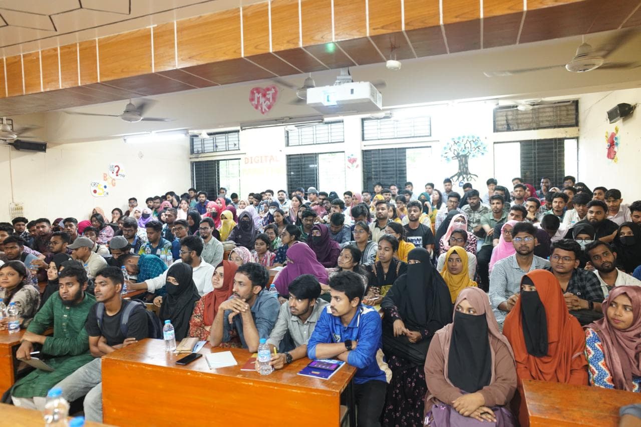 Audience attending the seminar across both sessions