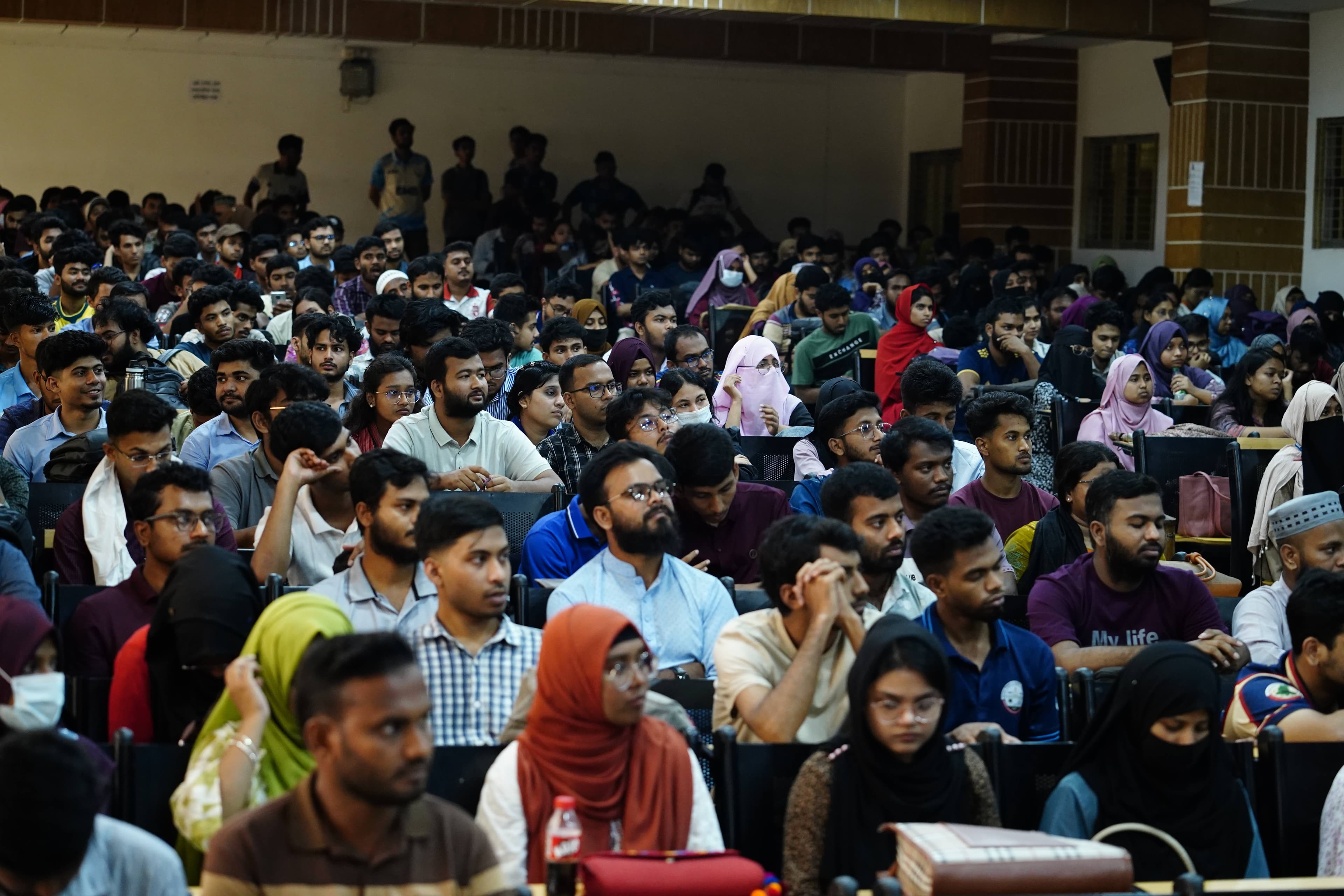 Students and teachers during the Jashore seminar session